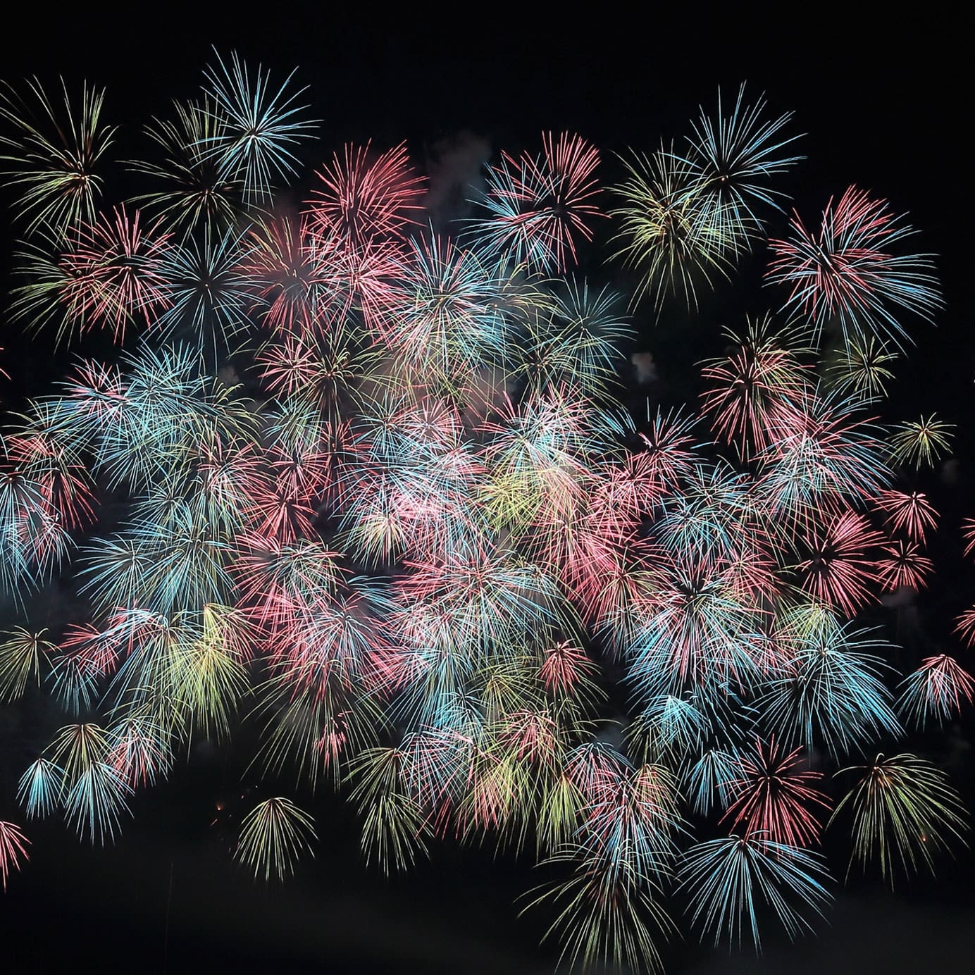 Fireworks is the signal of Lunar New Year