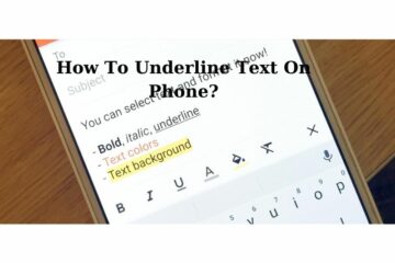 how to underline text on phone