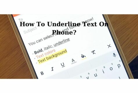 how to underline text on phone